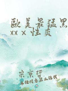 欧美最猛黑人xxxⅹ性爽