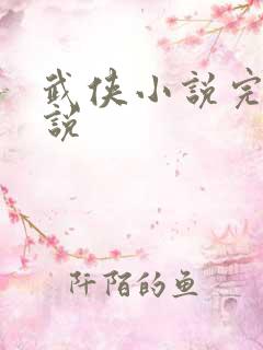武侠小说完本小说