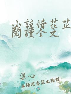 小说惜花芷免费阅读全文