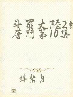 斗罗大陆2绝世唐门第10集