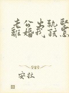 老公出轨坚决要离婚我该怎么办