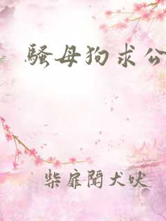 骚母狗求公狗操