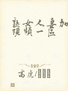 熟女人妻加勒比视频一区