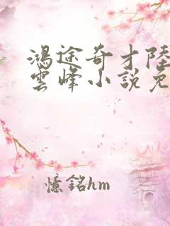 鸿途奇才陆羽刘云峰小说免费阅读