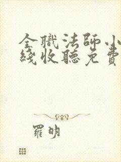 全职法师小说在线收听免费
