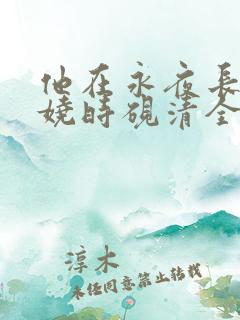 他在永夜长眠苏娆时砚清全集阅读