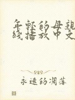 年轻的母亲1在线播放中文字