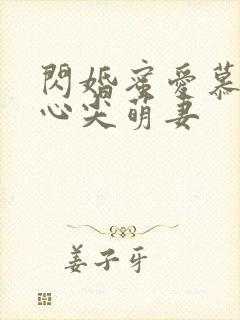 闪婚蜜爱慕少的心尖萌妻