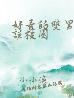 好看的双男主小说校园