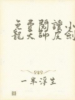 免费阅读小说寻龙天师皮剑青