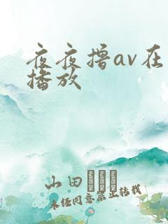 夜夜撸av在线播放