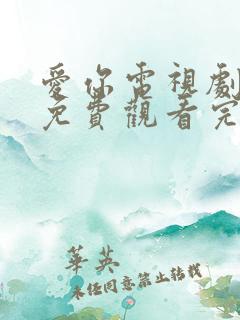 爱你电视剧高清免费观看完整版