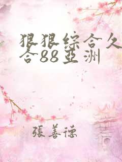 狠狠综合久久综合88亚洲