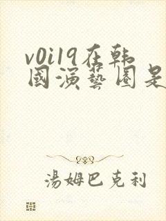 v0i19在韩国演艺圈是谁
