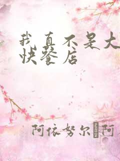 我真不是大佬 快餐店
