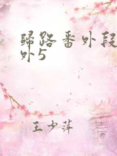 归路番外段柔番外5