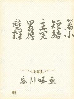 双男主短篇小说推荐完结小甜饼