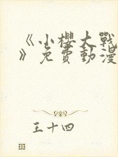《小樱大战鸣人》免费动漫观看全集
