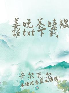 姜晚蓁时韫青小说txt下载