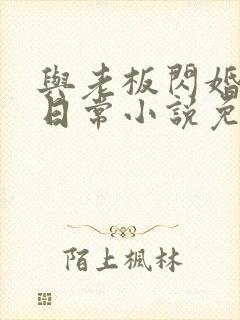 与老板闪婚后的日常小说免费阅读