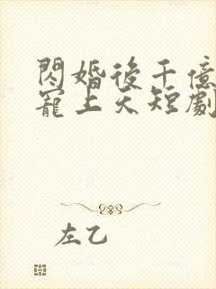 闪婚后千亿总裁宠上天短剧