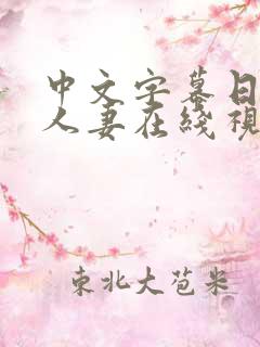 中文字幕日韩,人妻在线视频