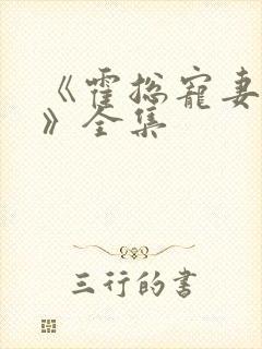 《霍总宠妻无度》全集