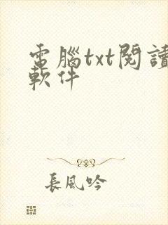 电脑txt阅读软件
