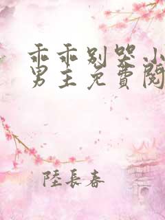 乖乖别哭小说双男主免费阅读