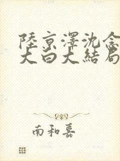 陆京泽沈念真相大白大结局
