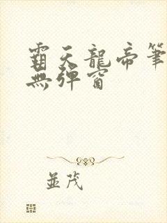 霸天龙帝笔趣阁无弹窗