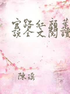 官路红颜叶鸣小说全文阅读