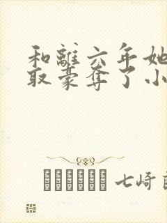 和离六年她被强取豪夺了小说