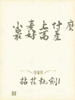 小麦上什么肥料最好高产