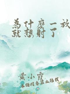 为什么一放进去就想射了