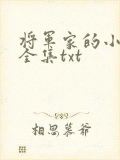 将军家的小娘子全集txt