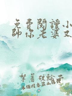 免费阅读小说少帅你老婆又跑了全文