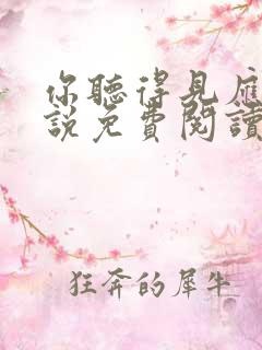 你听得见应橙小说免费阅读全文