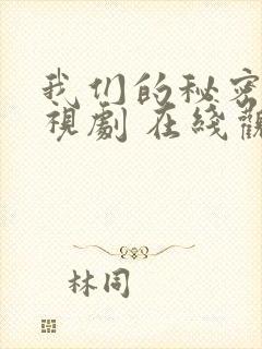 我们的秘密 电视剧 在线观看