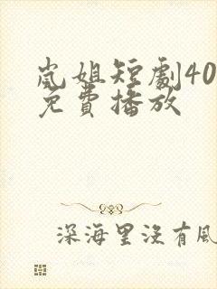 岚姐短剧40集免费播放