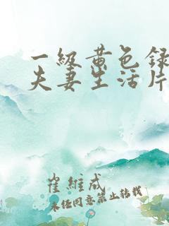 一级黄色录像片夫妻生活片