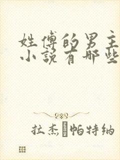 姓傅的男主总裁小说有哪些