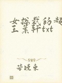 女总裁的超级兵王叶轩txt