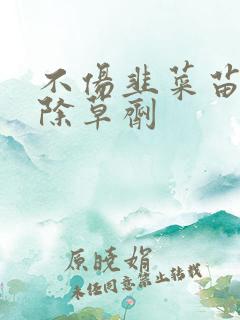 不伤韭菜苗专用除草剂