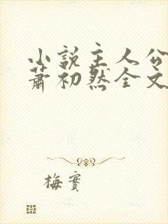 小说主人公叶辰萧初然全文免费