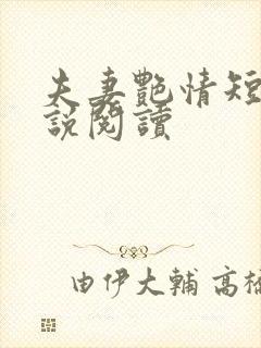 夫妻艳情短篇小说阅读