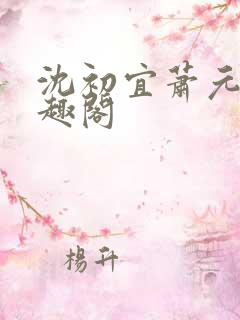 沈初宜萧元宸笔趣阁