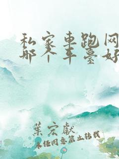 私家车跑网约车哪个平台好