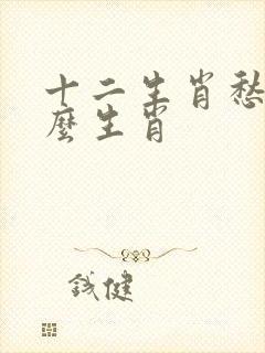 十二生肖愁指什么生肖