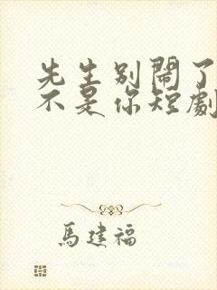 先生别闹了新娘不是你短剧免费观看